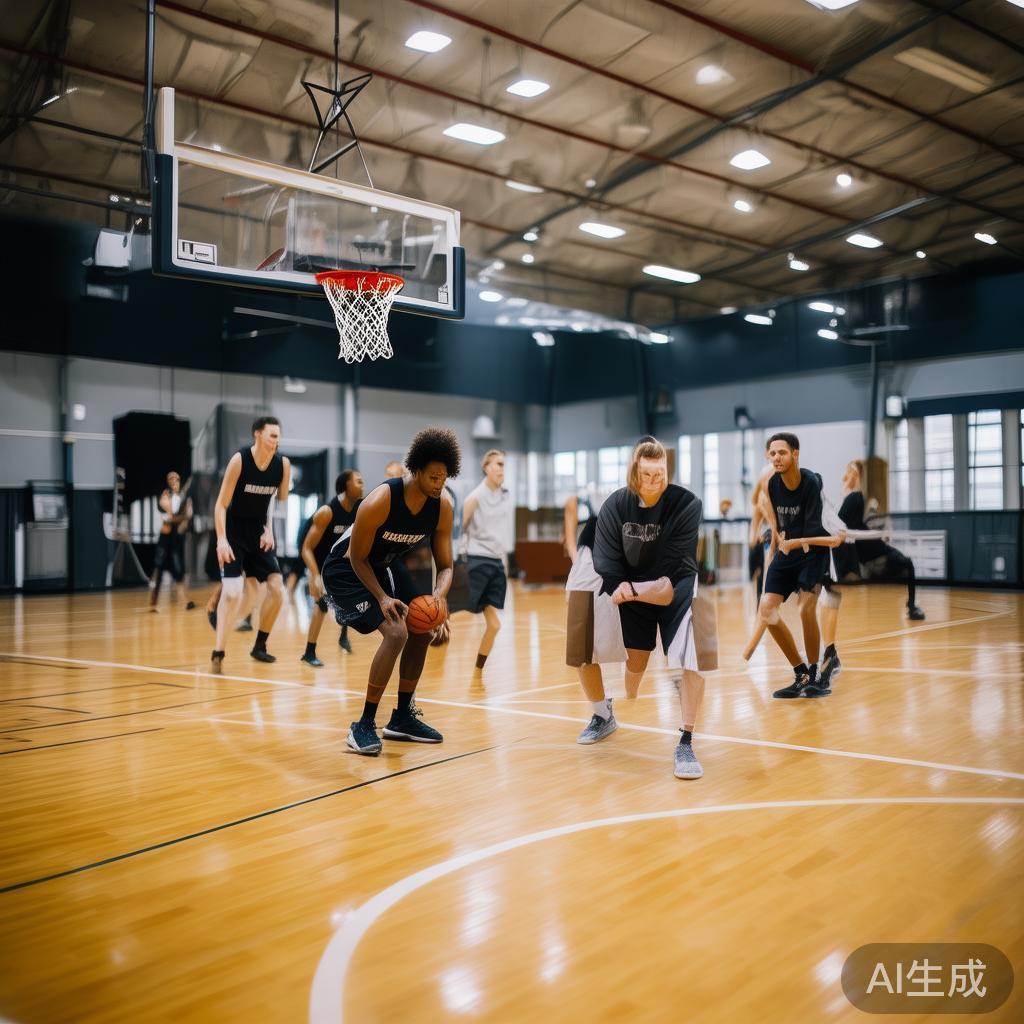 海德体育篮球队的训练体系严格而科学，配备了一批具有