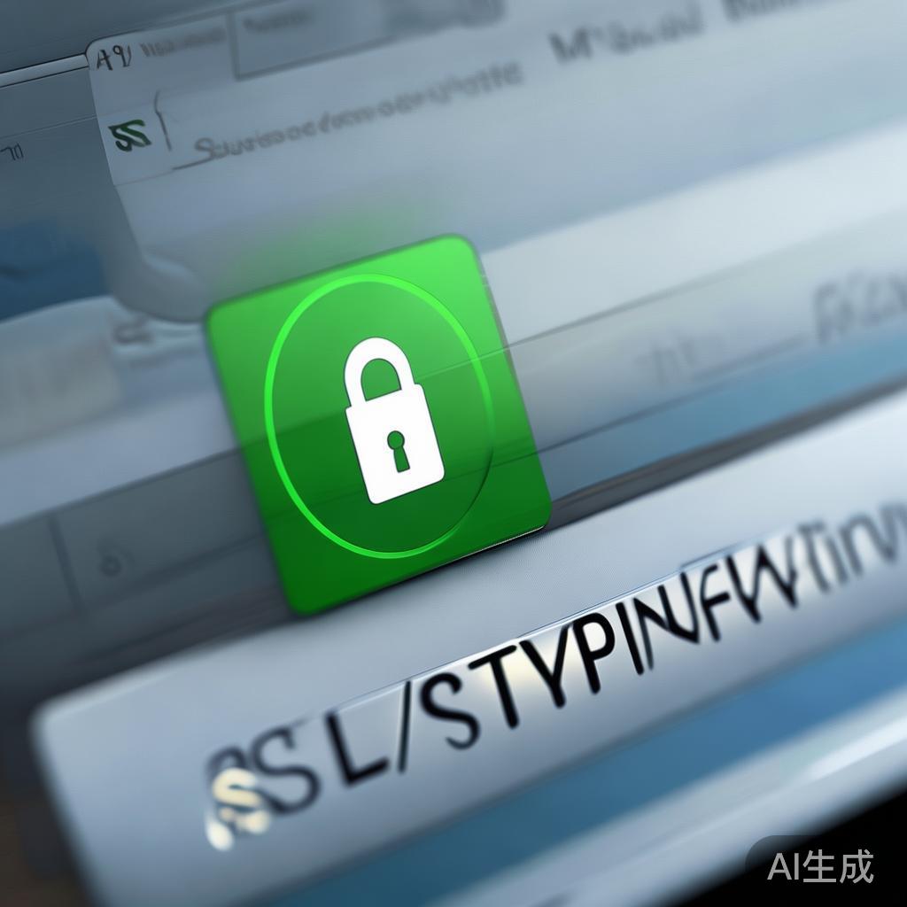 观察网站安全标志：浏览器地址栏内是否有绿色锁标志，